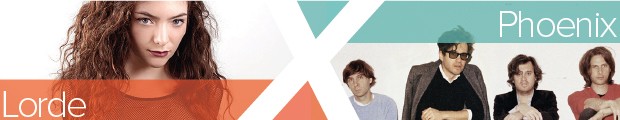 Lorde x Phoenix - Lollapalooza (Foto: Divulgação)
