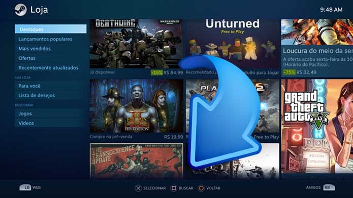 Use seu controle do PS4 no Steam (Foto: Reprodução/Murilo Molina)