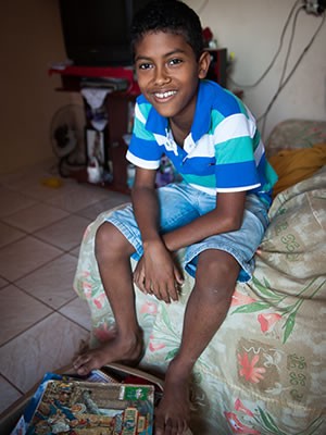 Jefferson Gabriel da Silva Melo, de 12 anos (Foto: Maria Anffe/GcomMT)