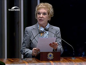 Marta Suplicy (Foto: Reprodução/TV Senado)