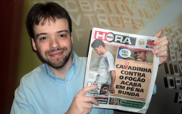 Humberto Tziolas, do 'Meia Hora', no 'Redação SporTV' (Foto: Leonardo Filipo/SporTV.com) Humberto Tziolas, do 'Meia Hora', no 'Redação SporTV' (Foto: Leonardo Filipo/SporTV.com)