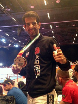 Potiguar Thiago Barreto é o novo campeão mundial de jiu-jitsu (Foto: Arquivo Pessoal)