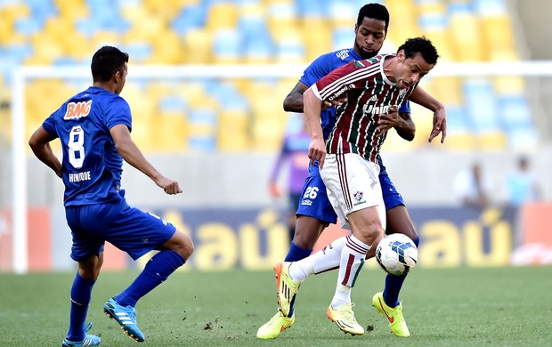 Fred e Dede, Fluminense X Cruzeiro (Foto: Getty Images)