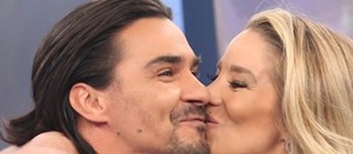 'Ele tem mel', diz Dani Winits sobre André Gonçalves (Carol Caminha/Gshow)