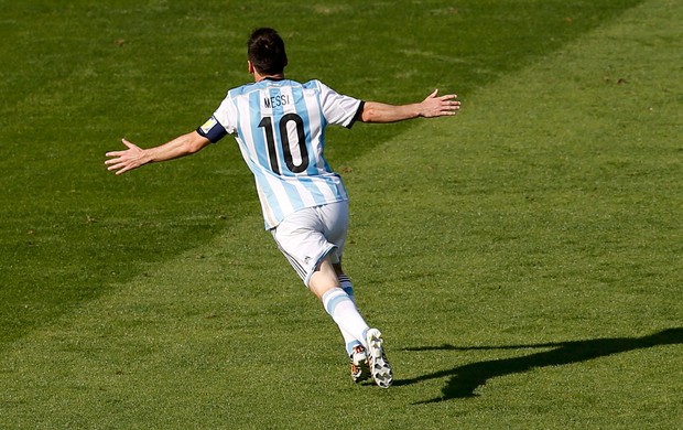 Messi gol Argentina x Irã (Foto: Reuters)