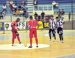 Cajuína 1 x 0 Treze - Taça Brasil de Futsal (Foto: Cláudio Goes/CBFS)