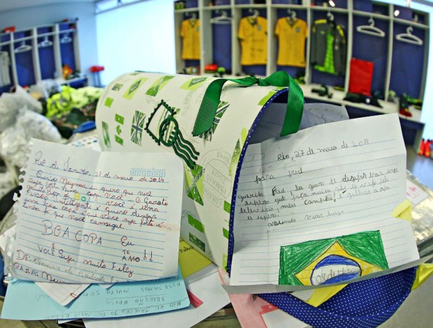 cartas de incentivo para a seleção