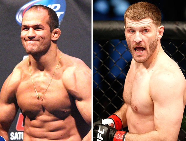 Montagem Junior Cigano e Stipe Miocic (Foto: Editoria de arte)