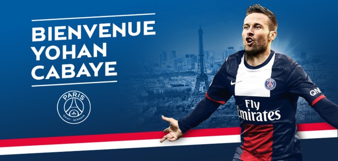 Yohan Cabaye Paris Saint-Germain (Foto: Reprodução / Site Oficial)
