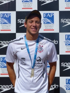 Nadador Matheus Louro Neto, Corinthians (Foto: Divulgação / Prefeitura Municipal de Cubatão)