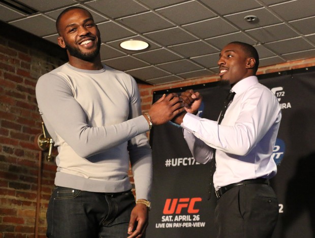 Jon Jones e Phil Davis MMA UFC (Foto: Evelyn Rodrigues)