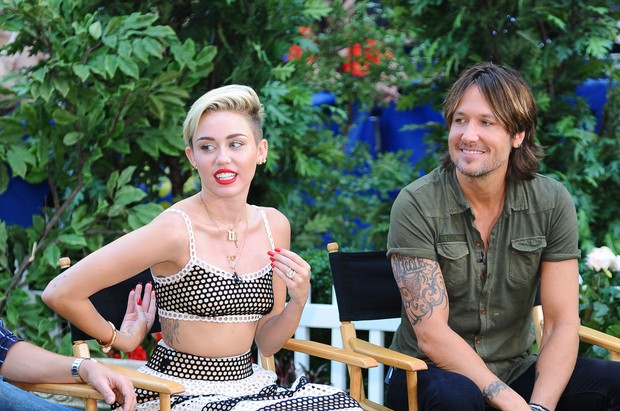 Miley Cyrus e Keith Urban (Foto: Splash)