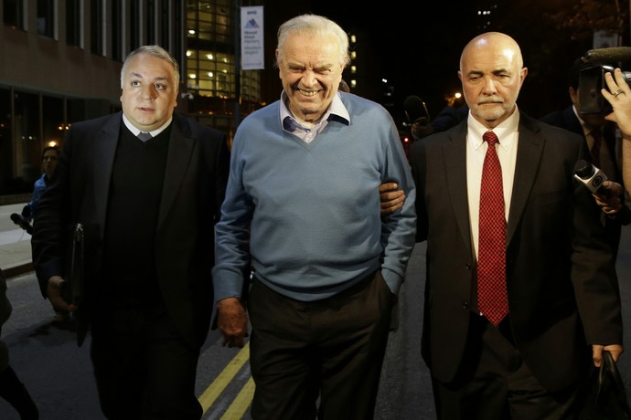 José Maria Marin deixa corte no Brooklyn (Foto: AP)