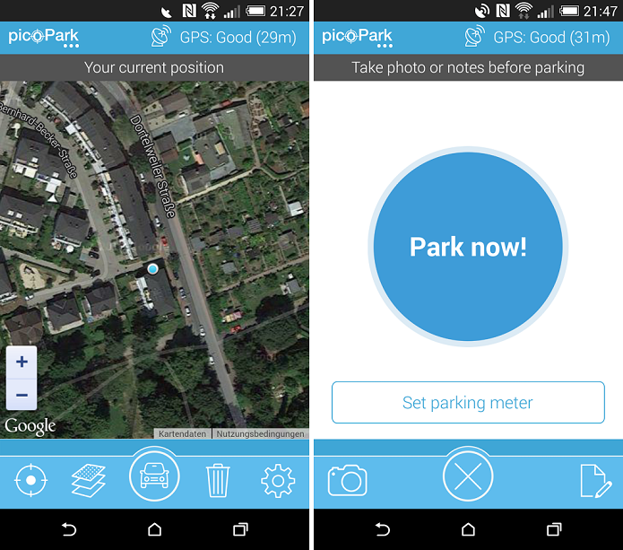picoPark é um app para encontrar o carro no estacionamento (Foto: Reprodução/picoPark)