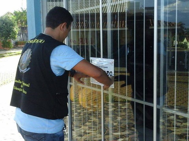 Academia de Ji-Paraná é interditada após vistorias em Ji-Paraná, RO (Foto: Pâmela Fernandes/G1)