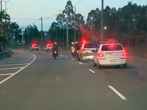 Companhia de Força Tática da Polícia Militar (PM) em Juiz de Fora (Foto: Reprodução/TV Integração)