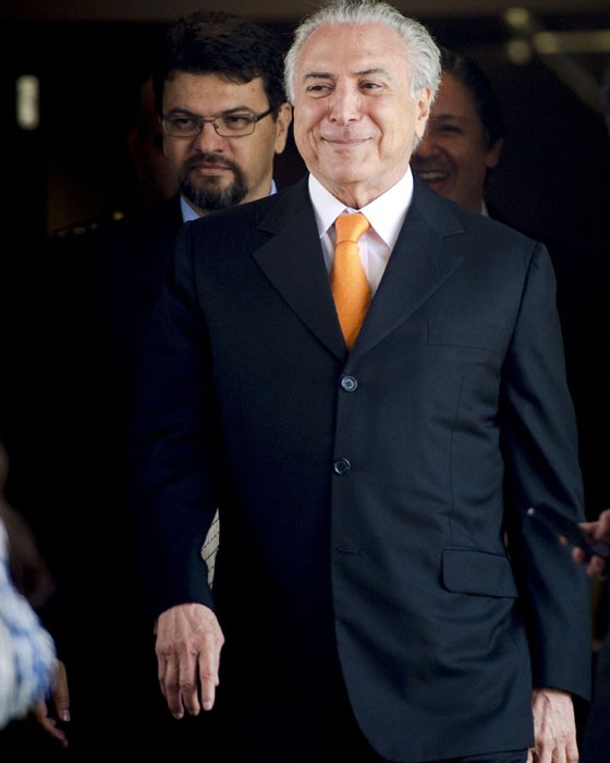 Michel Temer após encontro com a presidente Dilma (Foto: Marcelo Camargo/Agência Brasil) Michel Temer após encontro com a presidente Dilma (Foto: Marcelo Camargo/Agência Brasil)