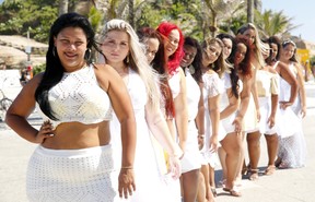 Candidatas ao concurso &quot;A mais bela gordinha do Rio&quot; (Foto: Marcos Serra Lima/EGO)