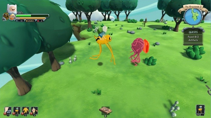 Finn e Jake não tem sua melhor aventura no PC (Foto: Divulgação)