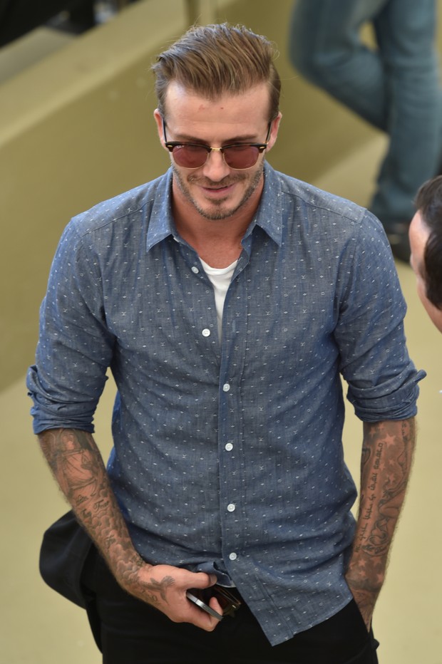  David Beckham no Maracanã (Foto: Agência AFP)