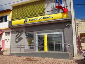 Banco do Brasil foi uma das agências assaltadas (Foto: Wilker Porto/ Brumado Agora)