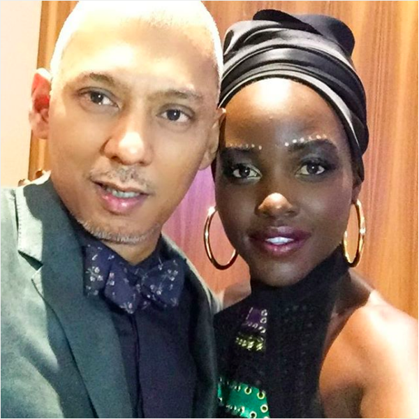 Lupita Nyong'o surge deslumbrante com make de temática africana - Monet