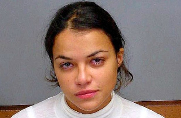 Michelle Rodriguez em 2005. Acusação: dirigir sob efeito de álcool e/ou outras drogas. (Foto: Divulgação)