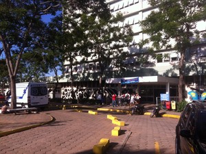 Hospital Universitário de Santa Maria abriga o Centro Intensivo de Atendimento a Vítimas de Acidentes (Foto: Luiza Carneiro/G1)