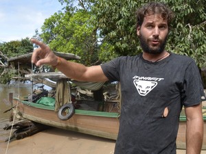 Hervé Neukomm, 35 anos, quer voltar para Tabatinga (MA) (Foto: Maiara Pires/G1)