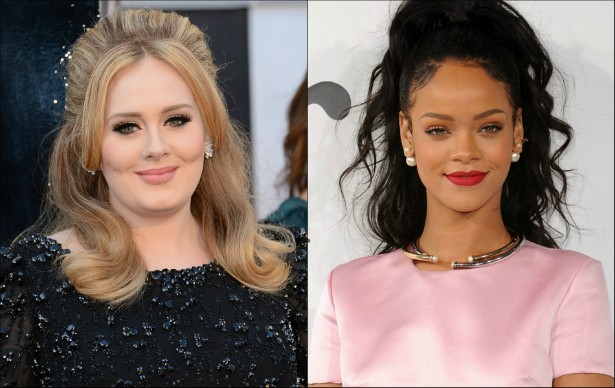 Adele e Rihanna são de 1988. (Foto: Getty Images)