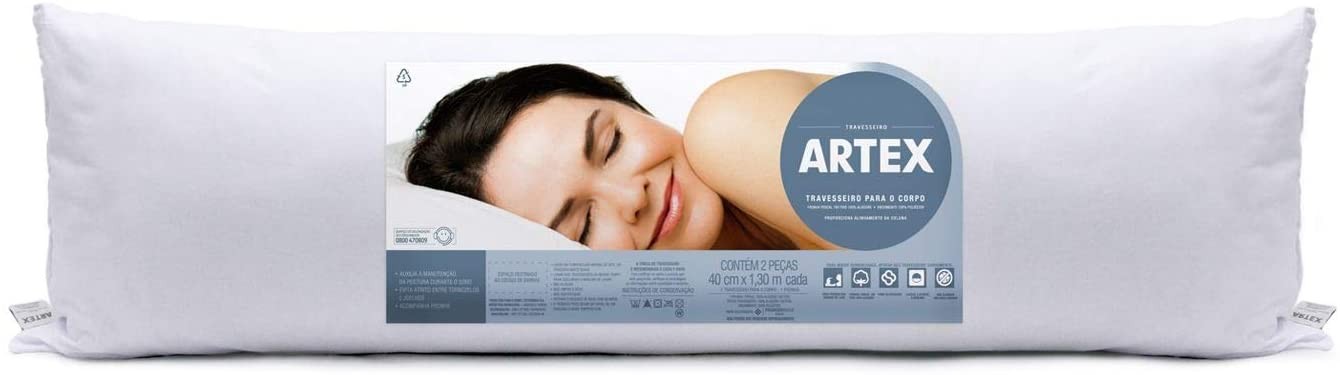 Travesseiro de corpo, Artex (Foto: Reprodução/ Amazon)
