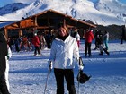 Cristiana Oliveira curte férias e aproveita para esquiar