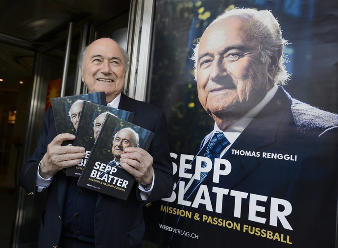 Joseph Blatter lançamento livro (Foto: AFP)