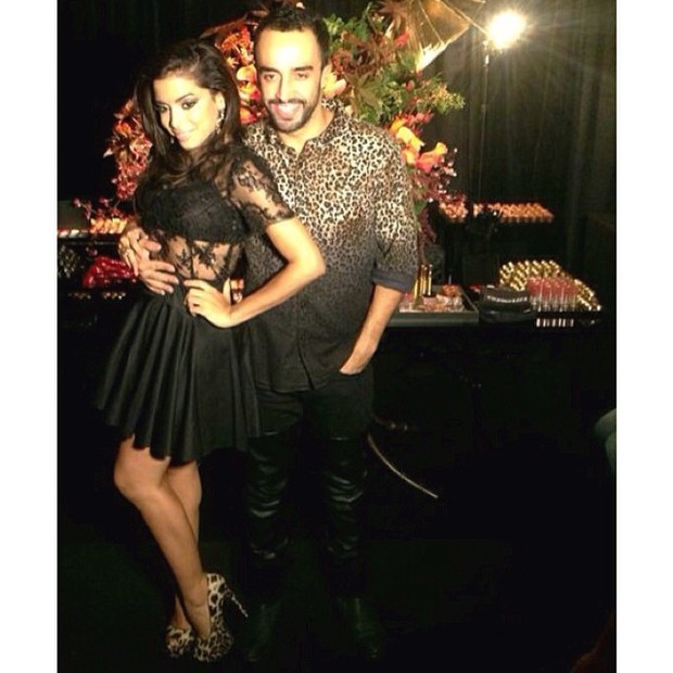 Anitta e Yan Acioli em festa em São Paulo (Foto: Instagram/ Reprodução)