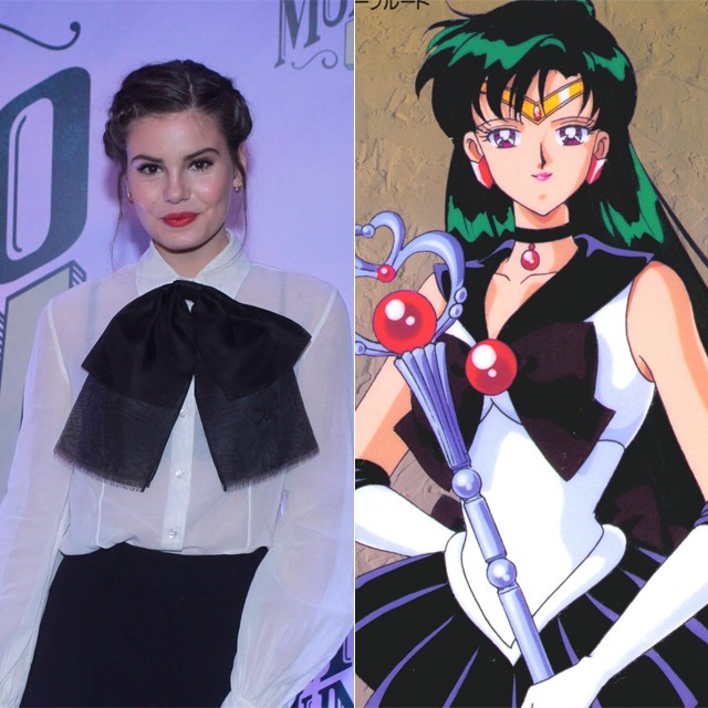 Os quatro personagens da sailor moon.