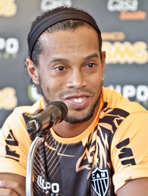 Ronaldinho Gaúcho, Atlético-MG, Cidade do Galo, coletiva (Foto: Bruno Cantini / Site Oficial do Atlético-MG)