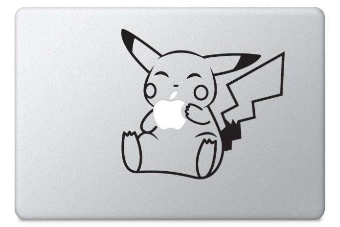 Pikachu não resistiu à maçã da Apple (Foto: Divulgação)