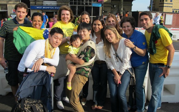 Vôlei Família Zé Roberto Guimarães Brasil x Rússia (Foto: Danielle Rocha/GLOBOESPORTE.COM)