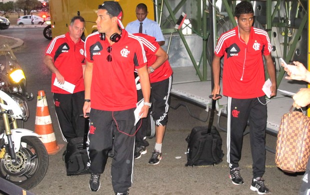 Andre Santos e Gabriel Flamengo Brasilia  (Foto: Richard Souza)