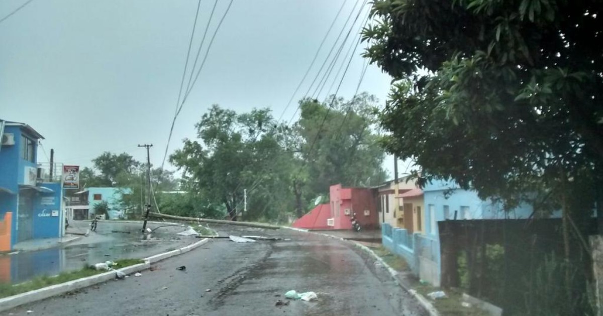 Sobe para 250 mil número de pontos sem luz no RS após temporal - Globo.com