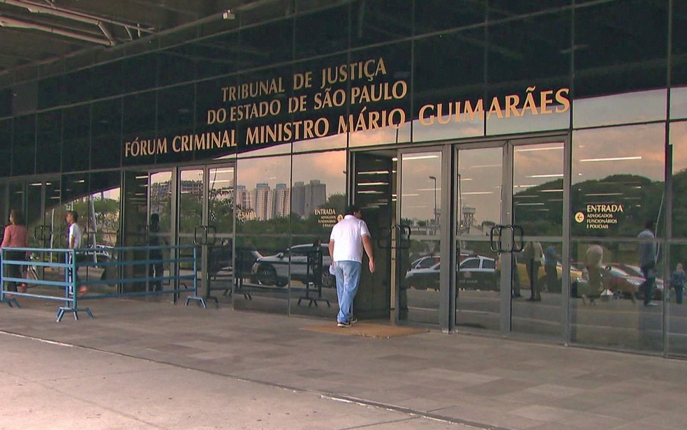 Julgamento de Patrícia Lélis será no Fórum da Barra Funda, Zona Oeste de São Paulo (Foto: Reprodução/TV Globo)
