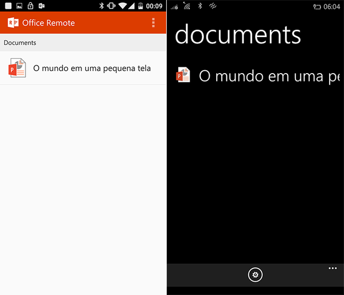 Office Remote no Android e Windows Phone reconhecerá apresentação aberta (Foto: Reprodução/Elson de Souza) (Foto: Office Remote no Android e Windows Phone reconhecerá apresentação aberta (Foto: Reprodução/Elson de Souza)) Office Remote no Android e Windows Phone reconhecerá apresentação aberta (Foto: Reprodução/Elson de Souza) (Foto: Office Remote no Android e Windows Phone reconhecerá apresentação aberta (Foto: Reprodução/Elson de Souza))