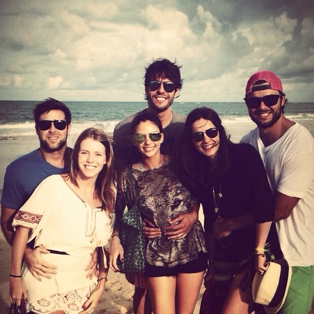 Kaká e Carol Celico com amigos (Foto: Instagram / Reprodução)