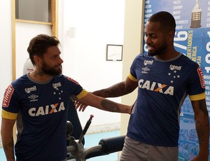 Rafael Sobis e Dedé; Cruzeiro  (Foto: Divulgação/ Cruzeiro)