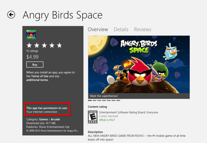 Apps para Windows 8 têm restrições (Foto: Reprodução/HowToGeek)