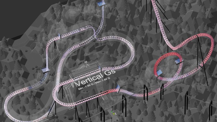 Parkitect conta com soluções de construção simples e intuitivas (Divulgação/Steam)