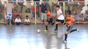Itatiaia recebeu etapa do Festival Dente de Leite de Futsal (Foto: Reprodução/TV Rio Sul)