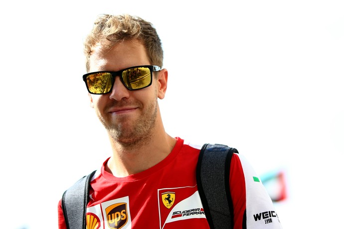 Sebastian Vettel no GP de Abu Dhabi (Foto: Getty Images)