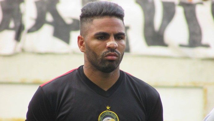 Romarinho atacante Globo FC (Foto: Rhuan Carlos/Divulgação)