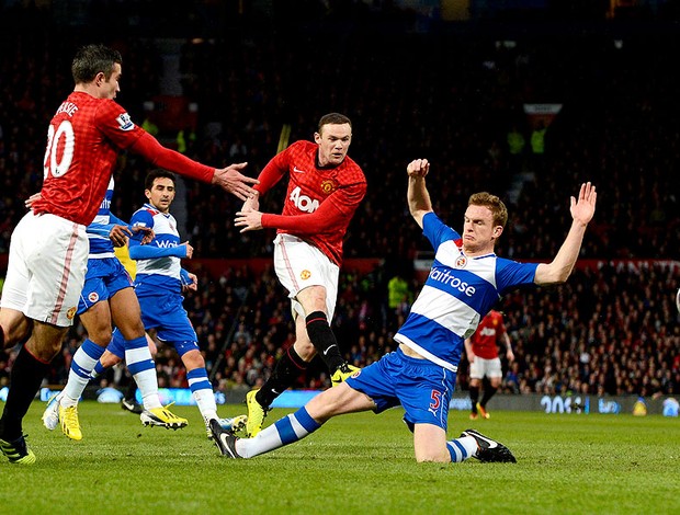 Rooney jogo Manchester United Reading (Foto: Reuters)
